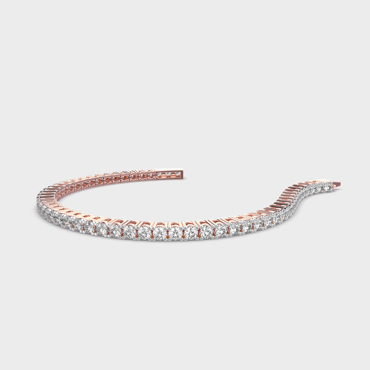 Rose Gold Plated Tennis Bracelet