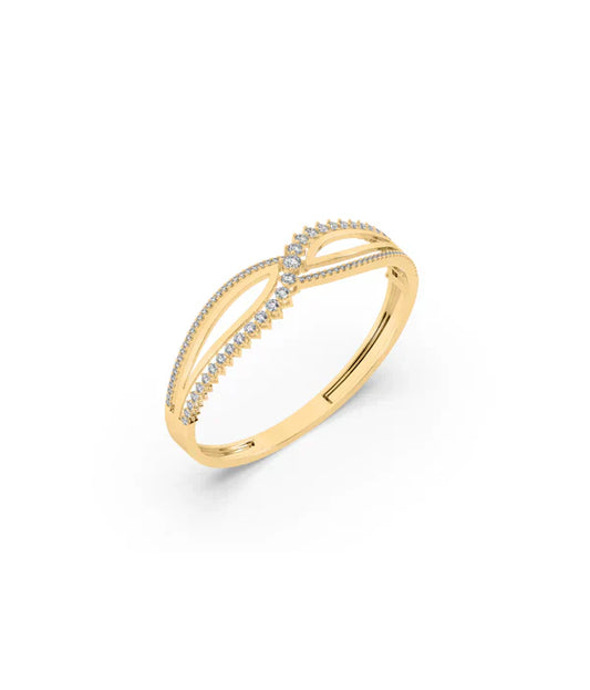 18kt Gold Plated Bracelet With Zircon