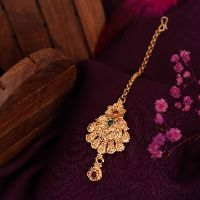 Royal Antique Red & Green Kundan