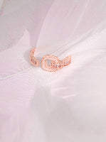 Rose Gold Plated AD Studded